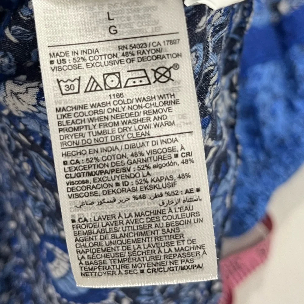 OLD NAVY BOHO PEASANT TOP (a240) - Picture 5 of 14